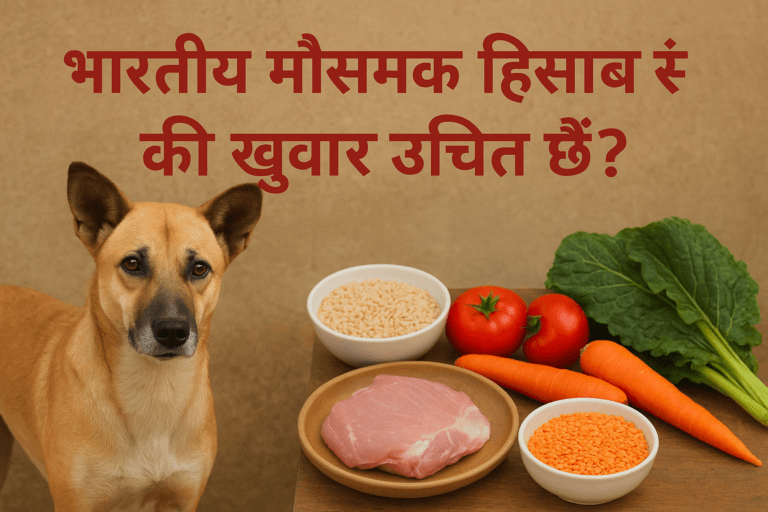 Desi Dog Diet in Maithili भारतीय मौसमक हिसाब सँ की खुआबय उचित छै